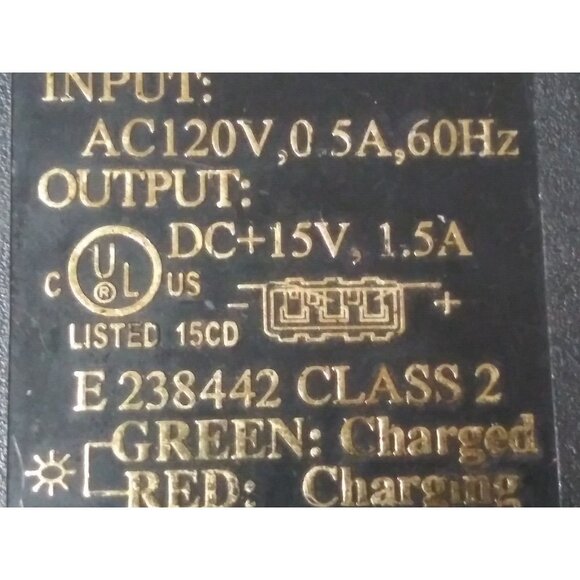 Safety 1st Battery Charger Safety1st 15V Toy Transformer SL12-12-02 Black EUC - Picture 6 of 6